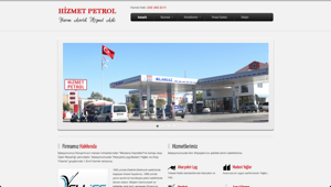 hizmet oil company develop by muratbaha | freelance web developer
